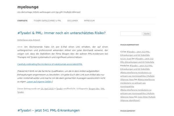 WordPress website example screenshot