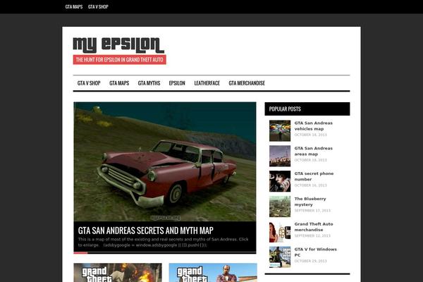 Ample Magazine theme site design template sample