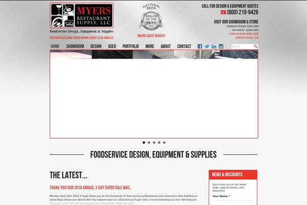 myersrestaurantsupply.com site used Myers