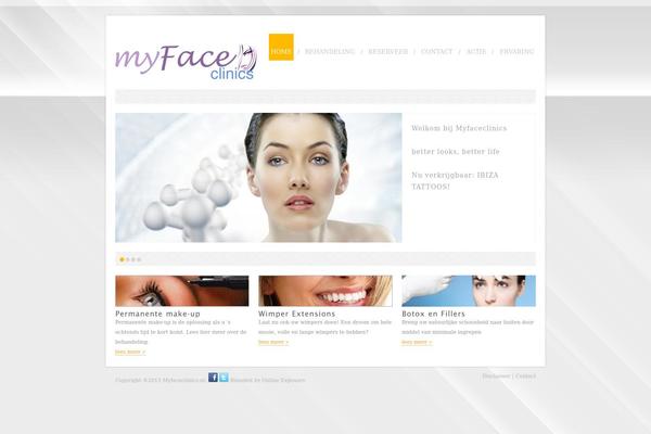 myfaceclinics.nl site used Beauty-pt