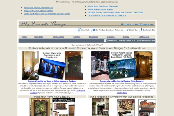 The Jewelry Shop website example screenshot