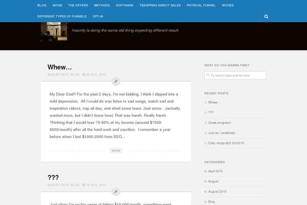 Anew theme site design template sample