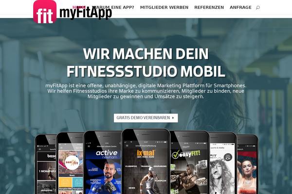 myfitapp.de site used Divi