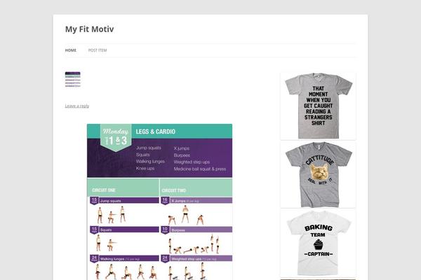 Twenty Twelve theme site design template sample