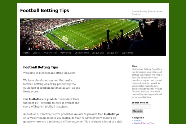 myfootballbettingtips.com site used AeonMag