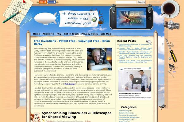 WordPress website example screenshot