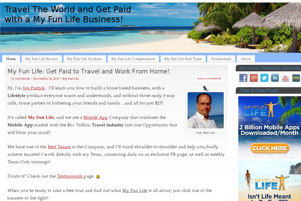 Site using CommentLuv plugin