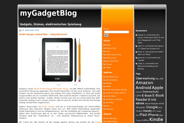 WordPress website example screenshot