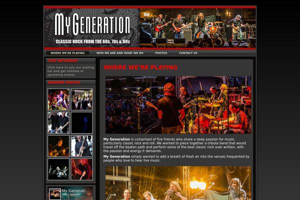 mygenerationrocks.com site used Mygenerationred