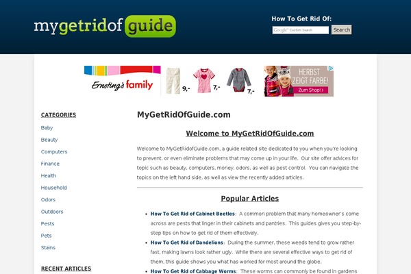 mygetridofguide.com site used Idicp