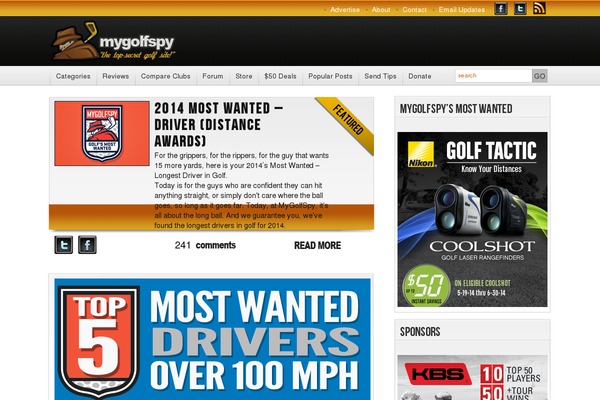mygolfspy.com site used Mgs-theme