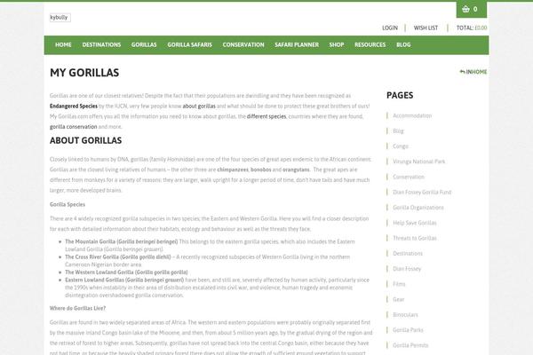 mygorillas.com site used Gorilla