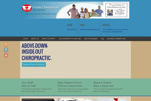 mygreensborochiropractor.com site used Clinic-stripes-premium