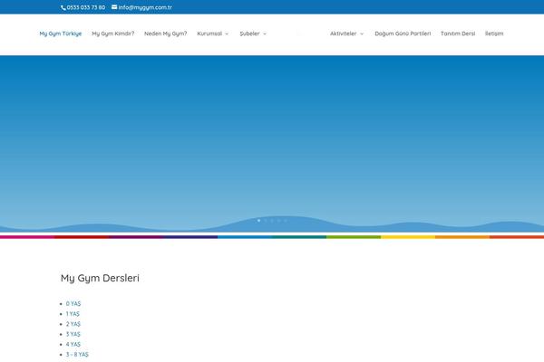 Divi theme site design template sample
