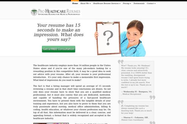 Impreza theme site design template sample