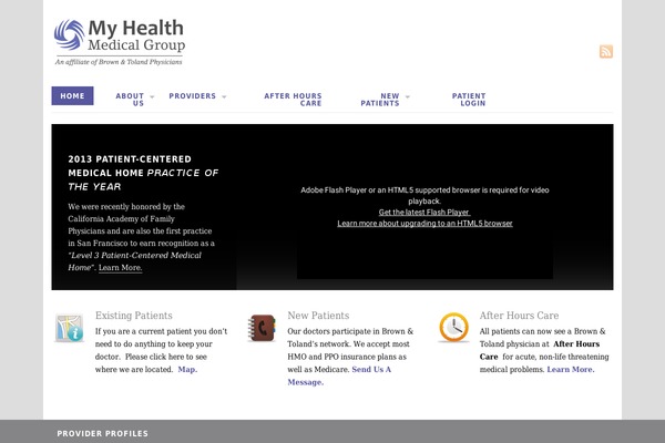 WordPress website example screenshot