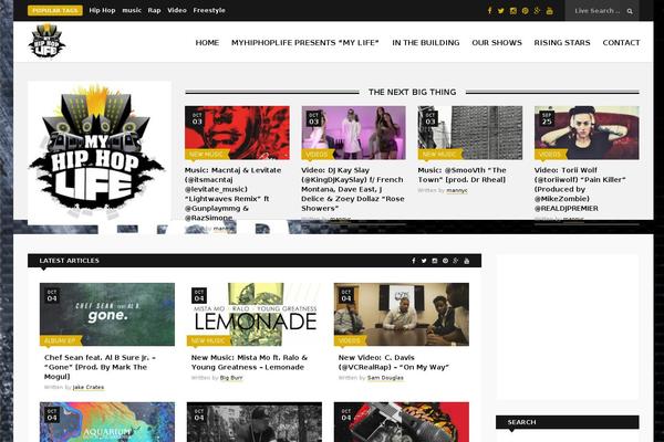 Mag-wp theme site design template sample
