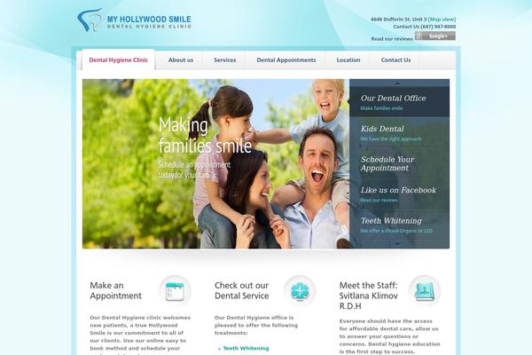 Medica Parent theme site design template sample