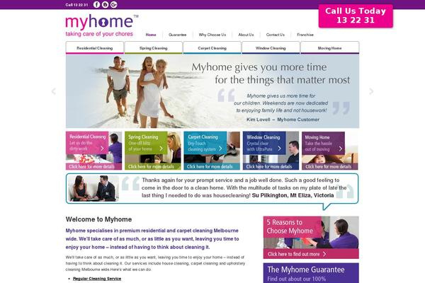 MyHome website example screenshot