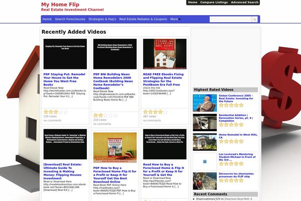 myhomeflip.com site used Covertvideopress-1