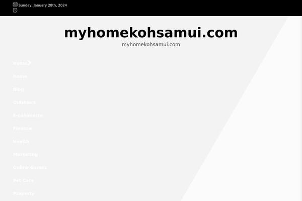 Mahalo theme site design template sample