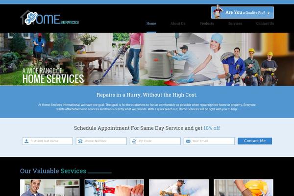 homeservices theme websites examples