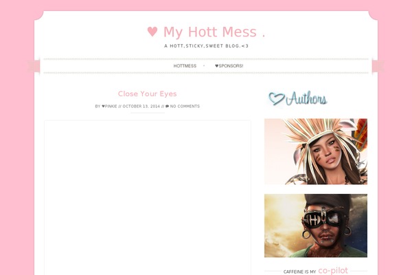 myhottmess.com site used Sugar and Spice