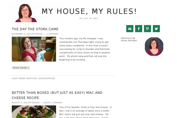 myhousemyrules.com site used Foodie