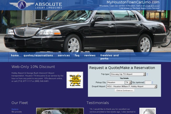 myhoustontowncarlimo.com site used Limozipresponsive