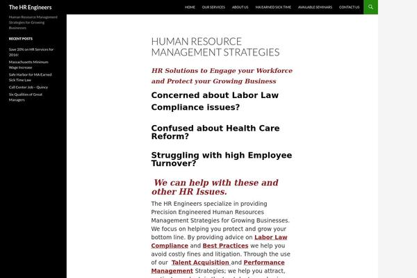 evolve theme site design template sample