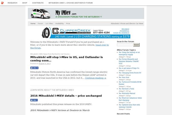 myimiev.com site used Mecf