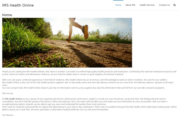Infinite theme site design template sample