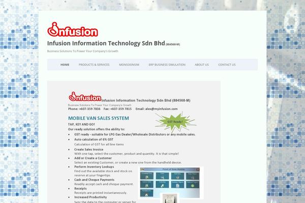 WordPress website example screenshot