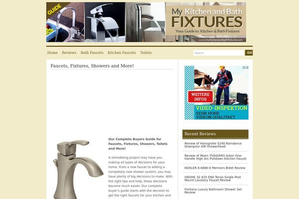 mykitchenandbathfixtures.com site used Snipertheme