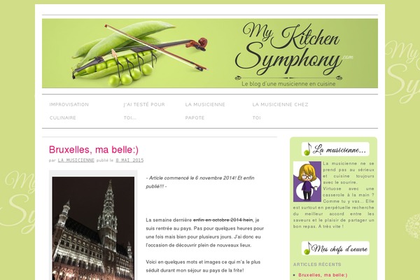 mykitchensymphony.com site used Brunelleschi
