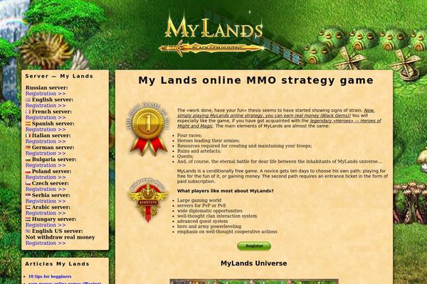 mylandsgame.info site used Wolf