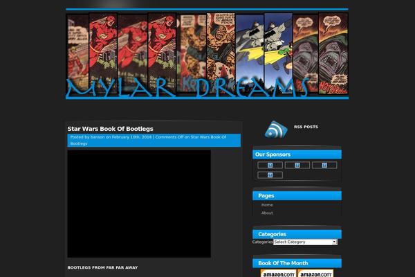 mylardreams.com site used Blue-black