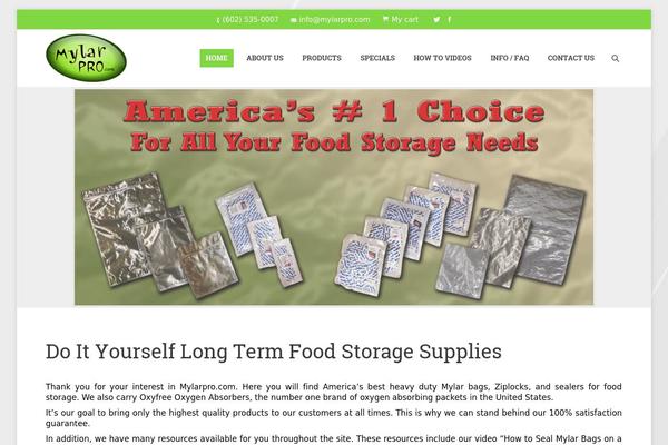 WordPress website example screenshot
