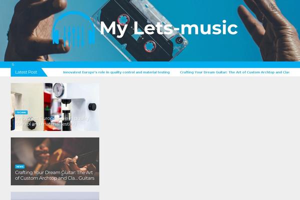 myletsmusic.com site used Newswiz