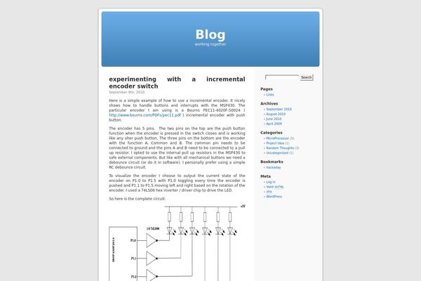 Default theme site design template sample