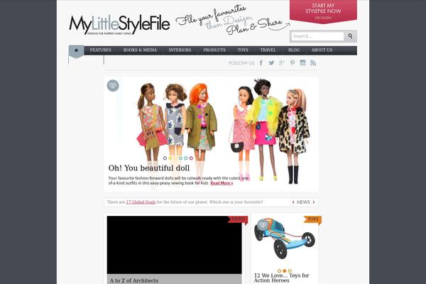 Little theme site design template sample