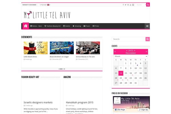 Sahifa theme site design template sample