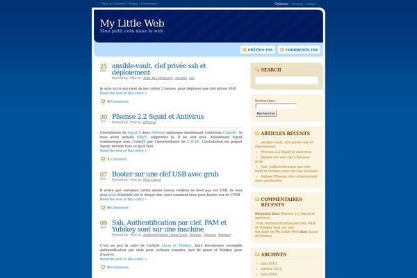 WordPress website example screenshot