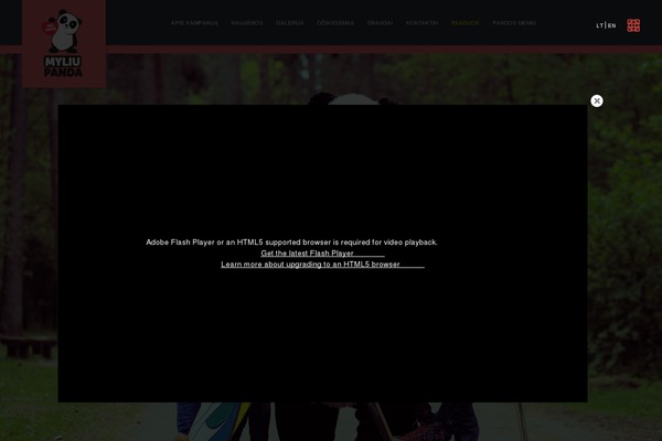 Panda theme site design template sample