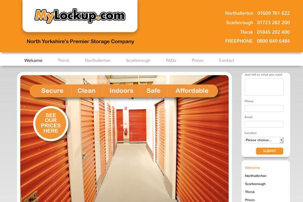 mylockup.com site used Sleeky-theme