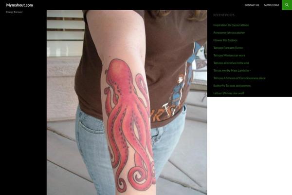 WordPress website example screenshot