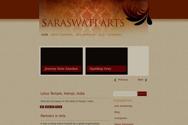 mymandala.com site used Saraswati