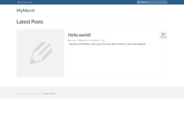 WordPress website example screenshot