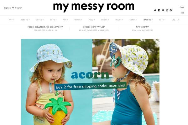 mymessyroom.com.au site used Afterpay