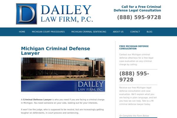 mymichigandefenselawyer.com site used Defense-lawyer